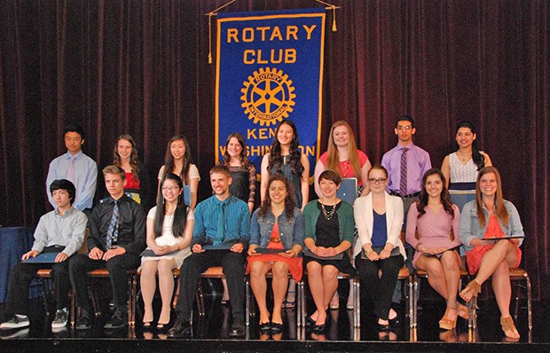 The Kent Rotary Club recently honored the top graduating seniors from the Kent School District at its annual scholar recognition event.