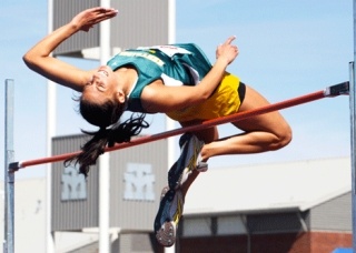 Kentridge’s Laura Tesch finished her prep career in style last week at the Class 4A state track and field meet