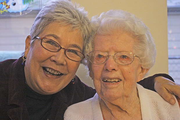 Mayor Suzette Cooke celebrated Tillie Koch’s 103rd birthday at Titus Court on Dec. 23.