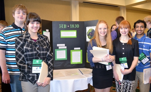 King County 4-H teen delegates