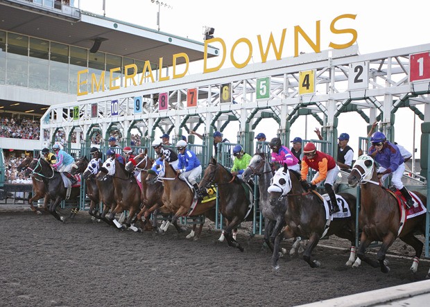 Off and running at Emerald Downs: The 2013 meeting – a 75-day live racing season – begins April 19 and closes Sept. 29.