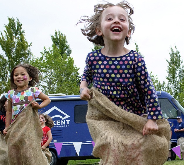 Games and activities are a big part of the Fourth of July Splash each year at Kent's Lake Meridian Park.