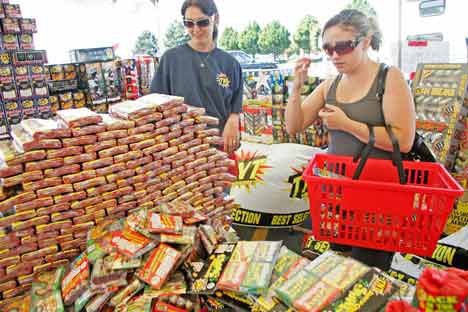 Fireworks go on sale Tuesday