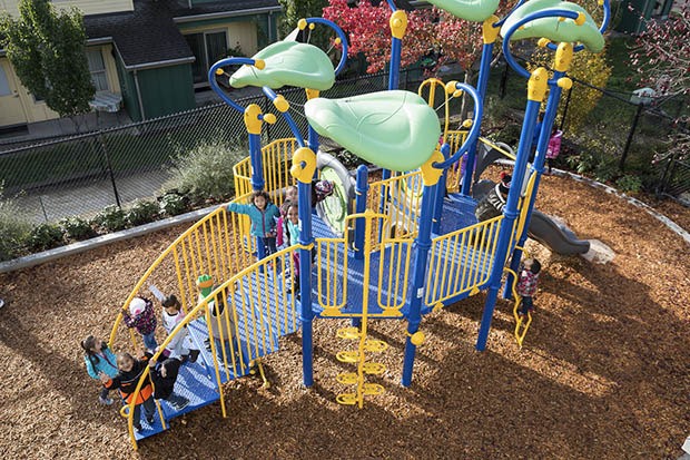 The King County Housing Authority has overseen the construction of a new playground at the Kent Family Center