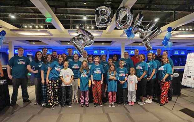 The many Pajama Bowl volunteers worked to make this year's fundraiser a big success.