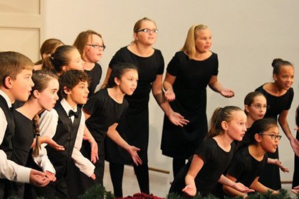 Bella Voce performs during the Rainier Youth Choirs' ‘Ring Out