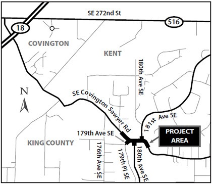 King County plans to make several safety improvements to a section of Southeast Covington Sawyer Road