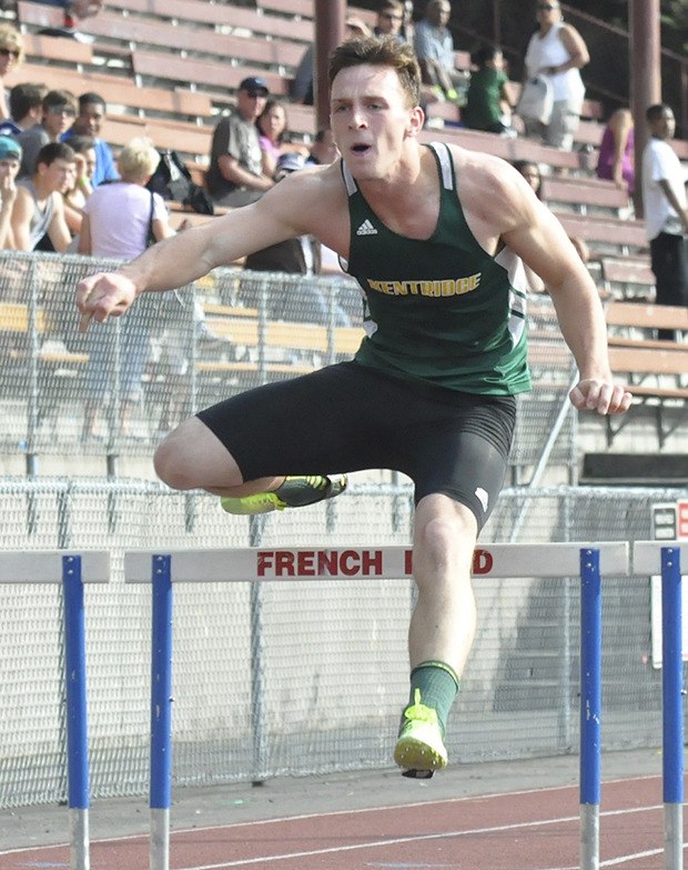 Kentridge’s Kevin Hall  will compete in both hurdle races this week at the West Central District meet  with a chance to earn a trip to the Class 4A state track and field meet.