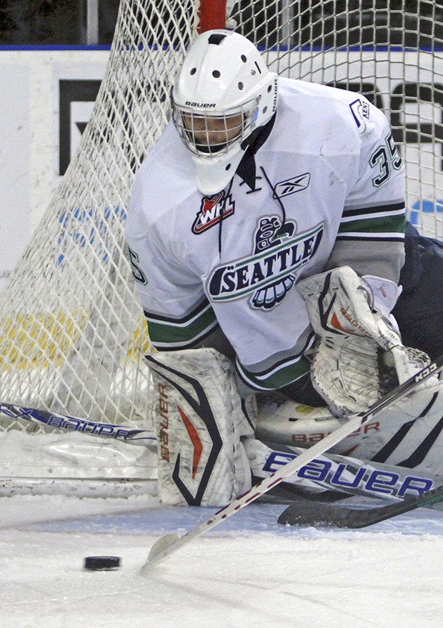 Seattle's Taran Kozun went 2-0 with two shutouts last week.