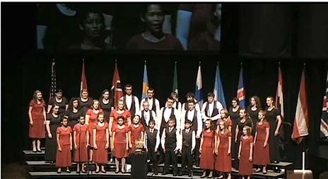 The Kent-based Rainier Youth Choir received standing ovations during its performance in July at the INB Performing Arts Center in Spokane.