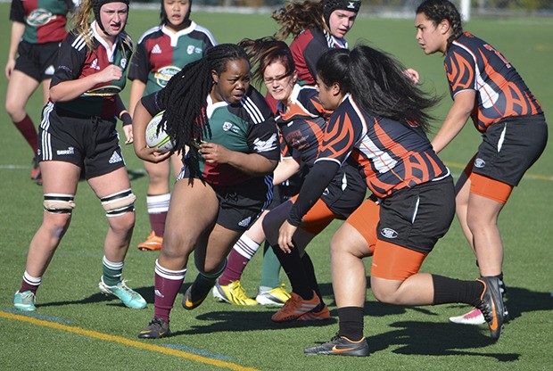 The Kent Crusaders girls rugby team exceeded expectations this season with a club that included 26 first-year players.