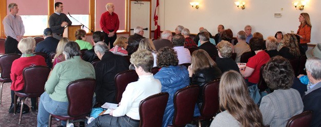 The 47th District legislators attend a 2013 town hall meeting in Kent. They return to town Feb. 22 for a town hall at the Golden Steer restaurant.