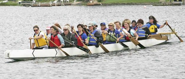 Ladies of the Lake hit the water to train Tuesday