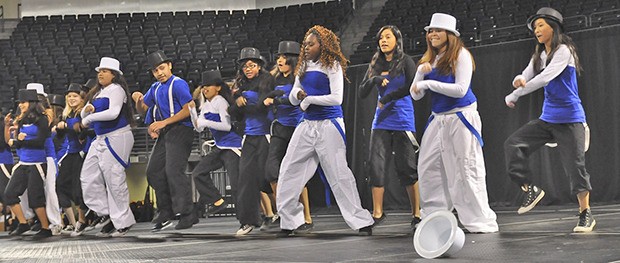 The Kent Elementary Stomp Team performs on stage during last year's You Me We Festival. The fourth annual celebrations returns to the ShoWare Center on Friday