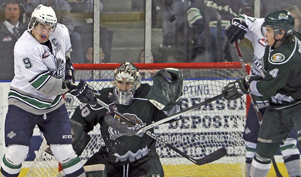 The Thunderbirds' Justin Hickman had 22 goals and 24 assists for 46 points in 67 games this season.