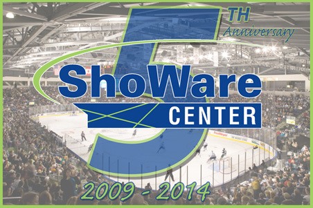 The ShoWare Center in Kent is 5 years old.