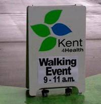 Residents can participate in organized weekly walks through Kent4Health.