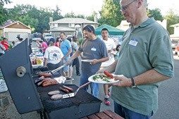 Neighborhood barbecues are a popular event on National Night Out in Kent.