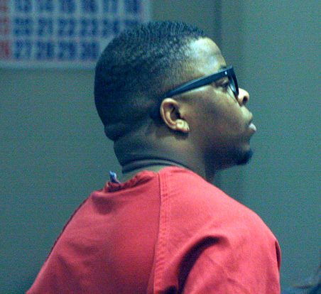 Marty L. Kime enters a not guilty plea on Monday in Kent to the April drive-by shooting death of 1-year-old Malijah Grant.