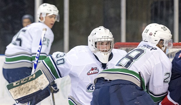 Landon Bow has been stellar in goal for the Thunderbirds since being acquired from Swift Current.