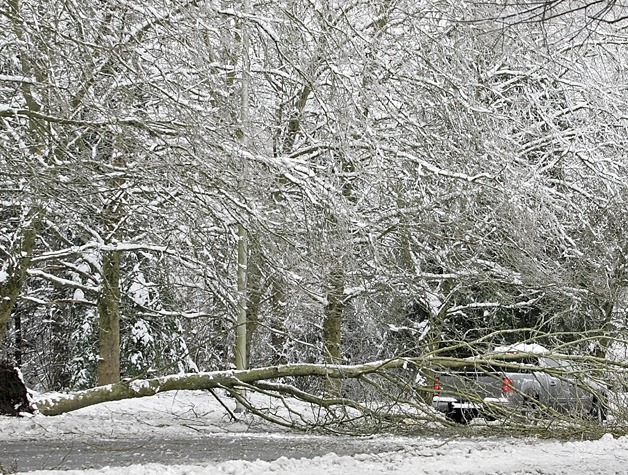 An ice storm in January 2012 caused many problems on Kent streets. Snow could fall in Kent late Thursday night and early Friday.