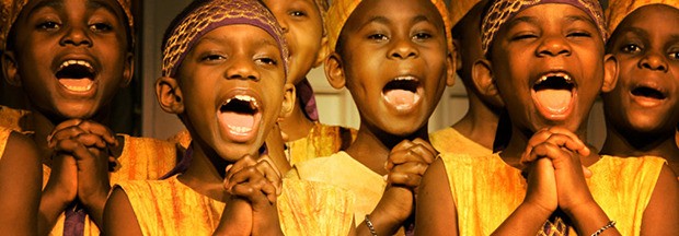 The African Children’s Choir is composed of African children