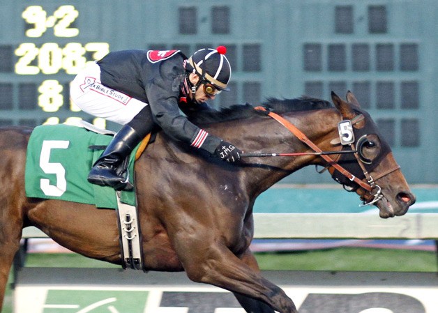 Northwest Farms' 3-year-old filly Tasya led all the way under Juan Gutierrez and scored a 4-½ length victory in the Ashbaugh Beal Purse at Emerald Downs.