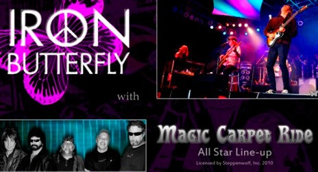 Iron Butterfly and Magic Carpet Ride will perform May 4 at Kent's ShoWare Center.