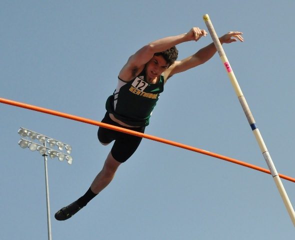 Kentridge’s Jake Philpott soared to sixth in the pole vault final with a height of 13 feet.