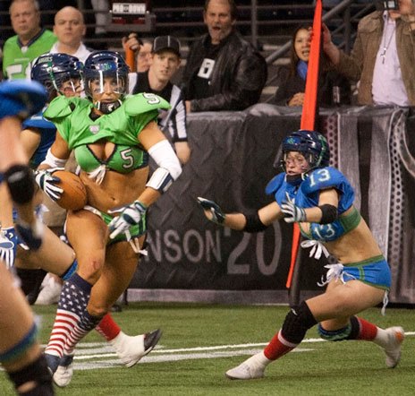 Lingerie Football: Teams of scantily clad ladies take to the field for a  chance to play at the Super Bowl