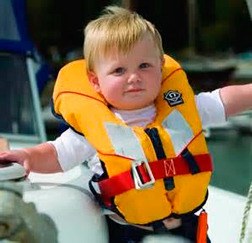 Make sure children are wearing life jackets if plans in the heat this weekend include boating.