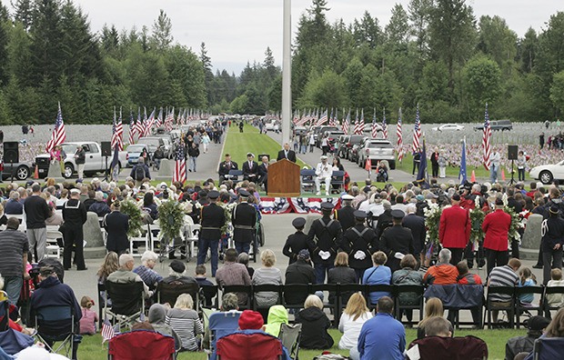 Tahoma National Cemetery presents a Memorial Day program each year to remember and honor military members who have served or are serving the country.