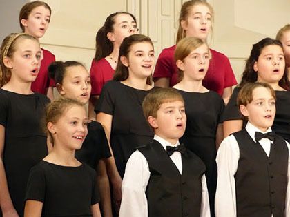 Rainier Youth Choirs perform during its Ring Out