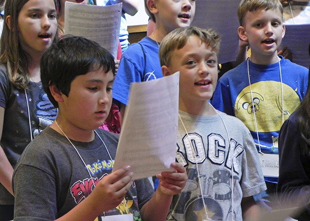 Last year 75 local youth participated in Rainier Youth Choirs' Summer Camp.