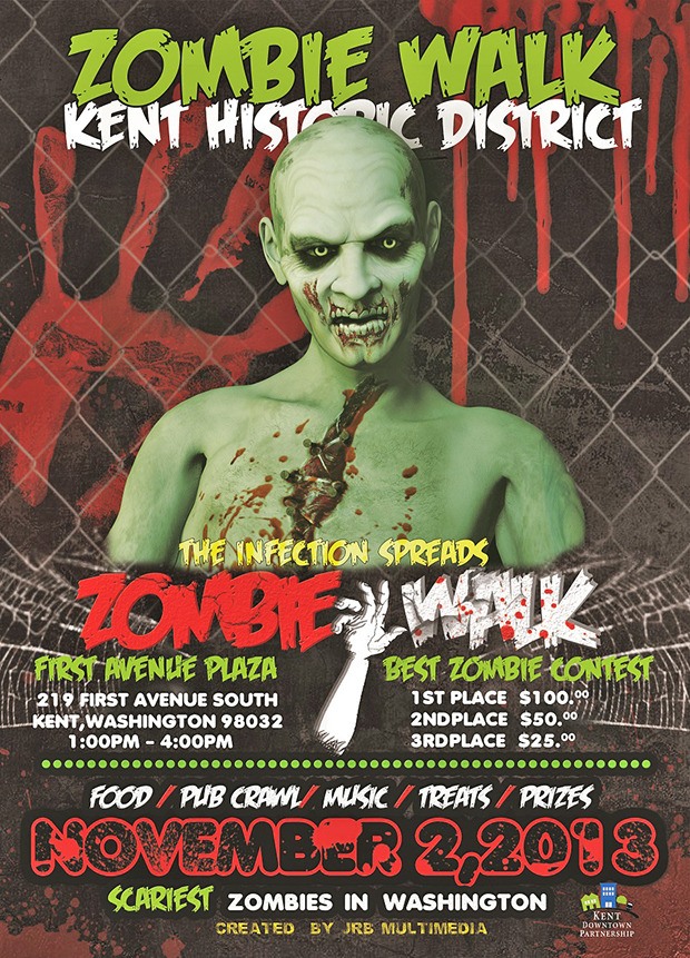 Zombie Walk is from 1 to 4 p.m. Saturday.