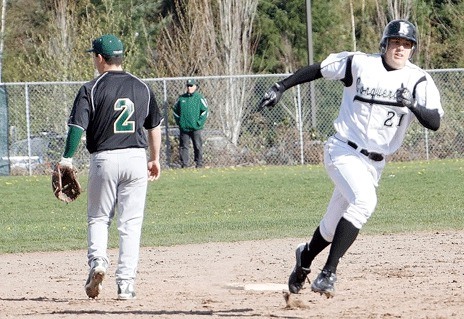 Kentwood's Austin Voth has been a terror on the SPSL North this season both on the mound and at the plate. Voth