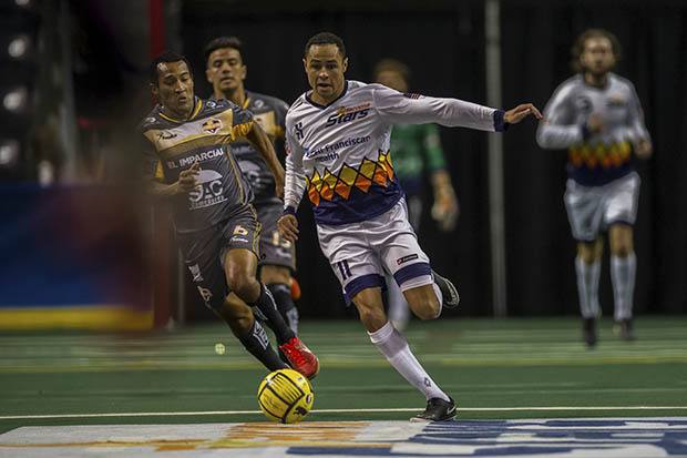 Stars midfielder Jamael Cox had two goals and one assist in two games against the Missouri Comets and St. Louis Ambush last weekend. He booted the game-winning goal in the final minutes of overtime against the Ambush.