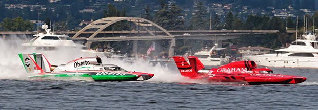 J. Michael Kelly and the U-5 Graham Trucking hydro