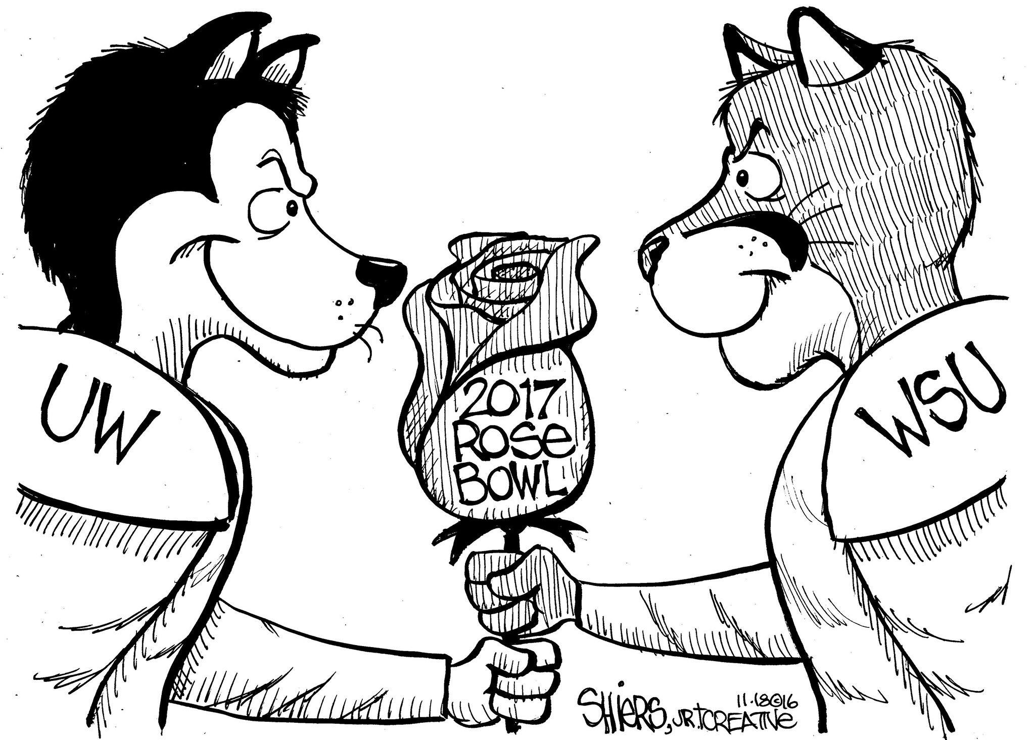 Cougs, Dawgs ready for showdown | Shiers cartoon