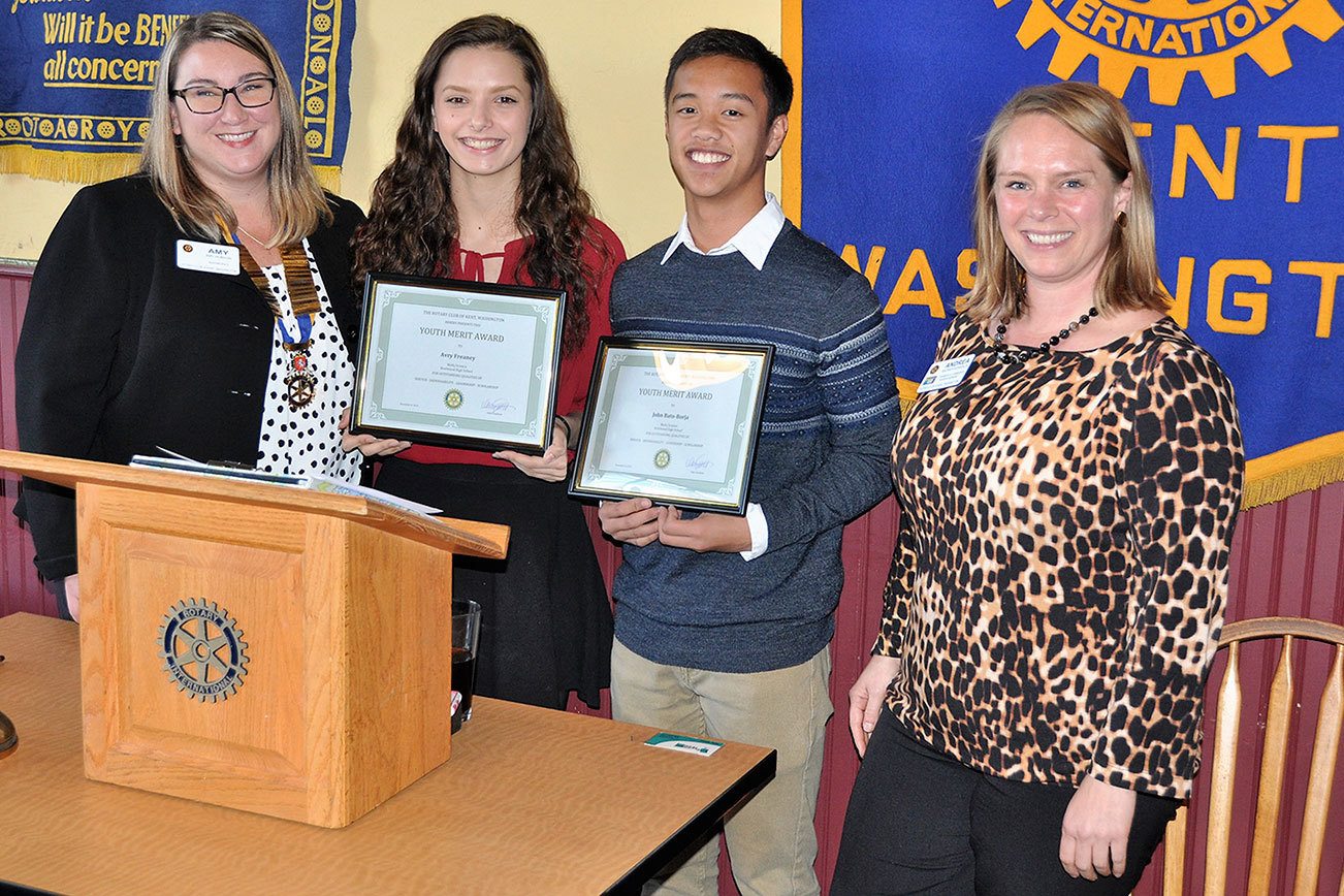 Rotary Club recognizes Students of the Month from Kentwood