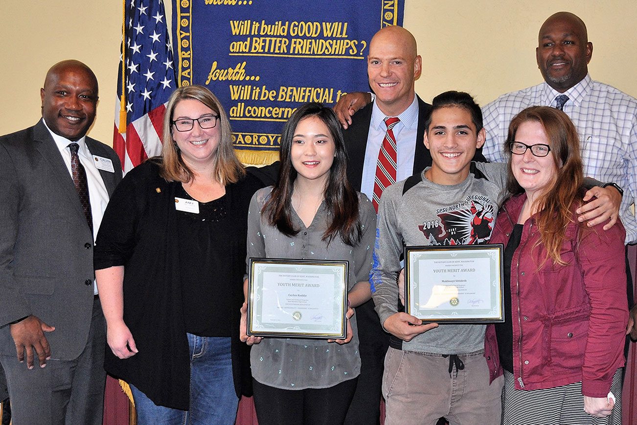 Rotary Club honors Students of the Month from K-M