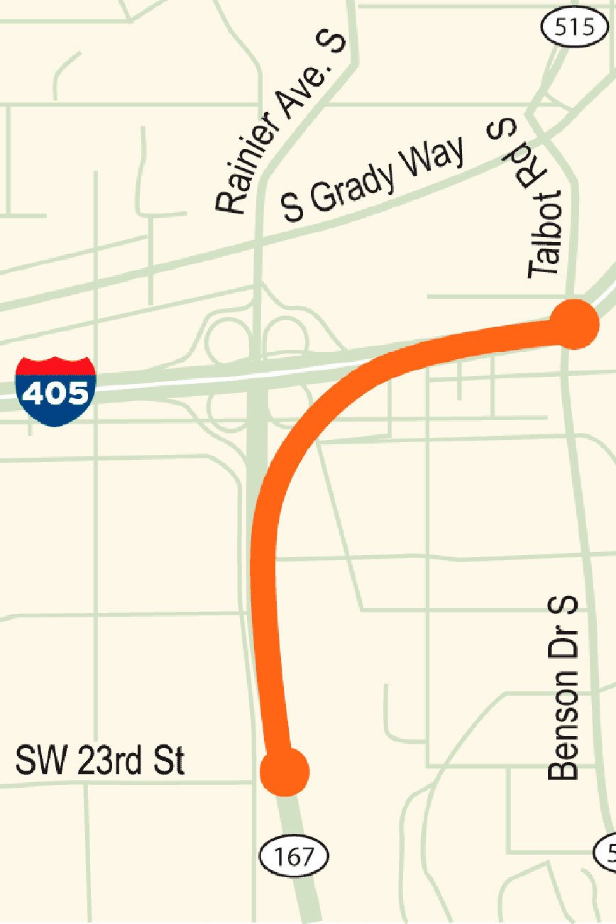 Changes to I-405 on-ramp start next week in Renton