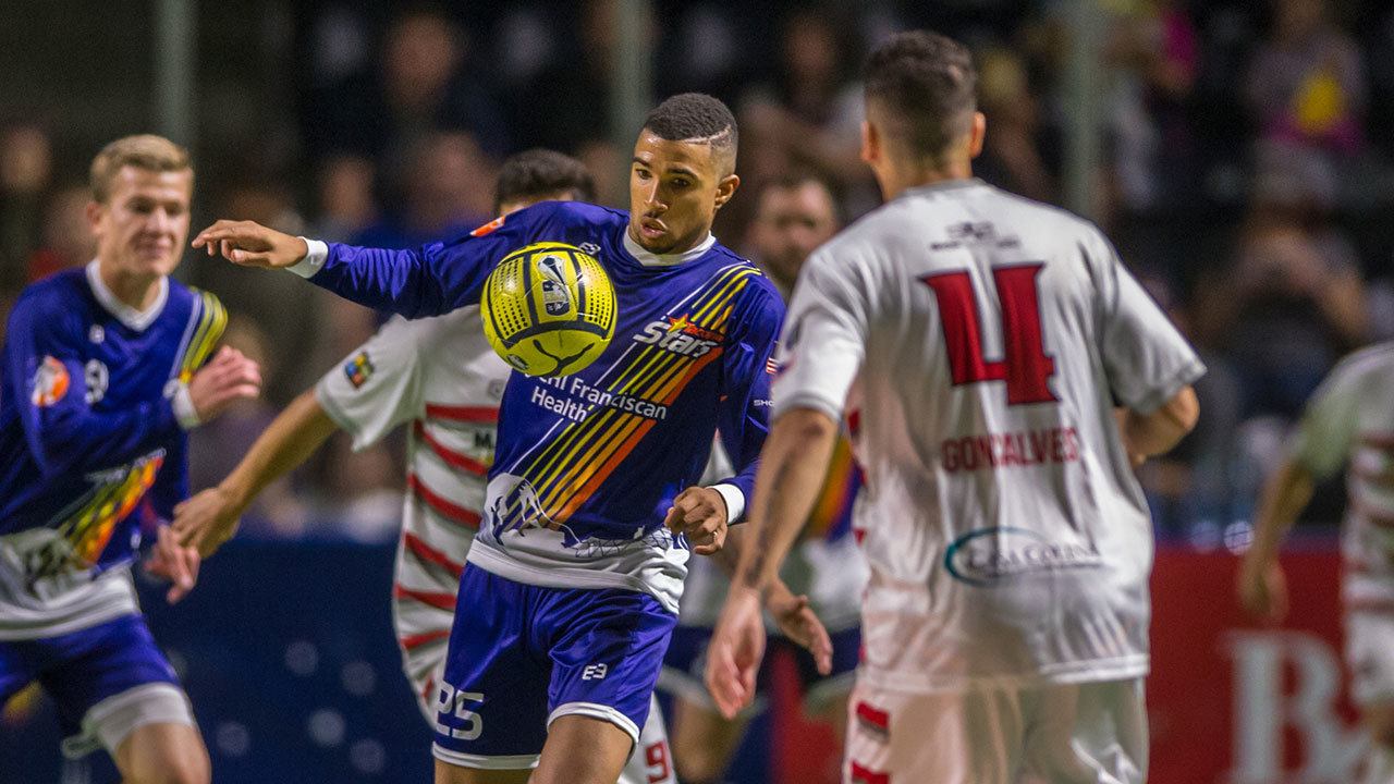 The Stars’ Michael Ramos and the Stars came up short to the Ontario Fury. COURTESY PHOTO, Wilson Tsoi/Tacoma Stars