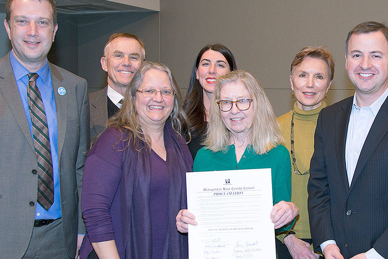 King County Council recognizes April as Sexual Assault Awareness Month