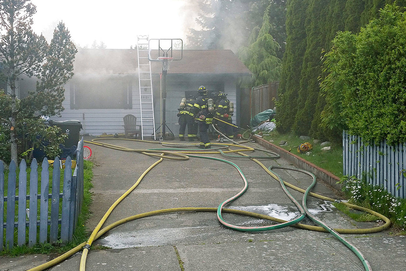 Fire damages East Hill home