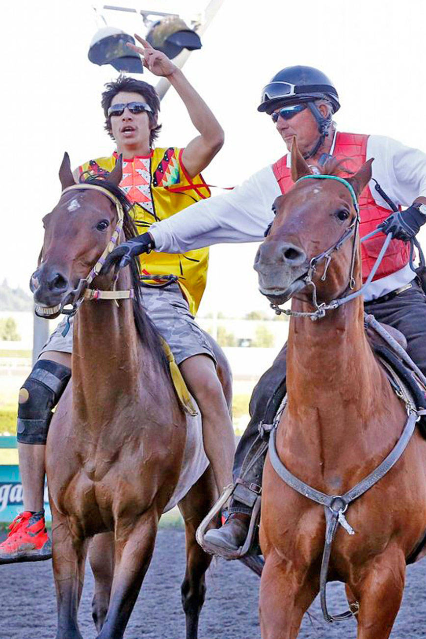 Indian relay racing weekend returns to Emerald Downs