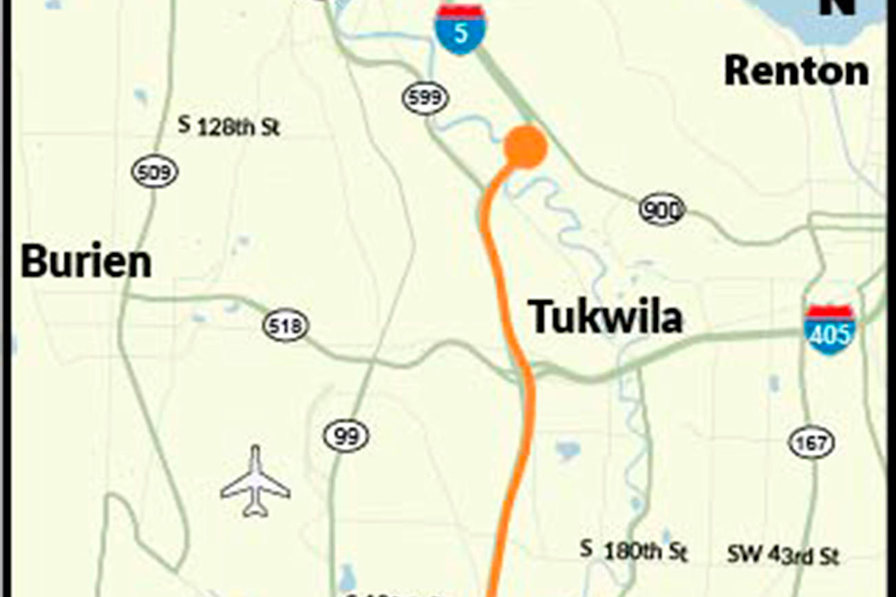 Paving, expansion joint replacement planned this weekend on northbound I-5 at Interurban Avenue, Duwamish River