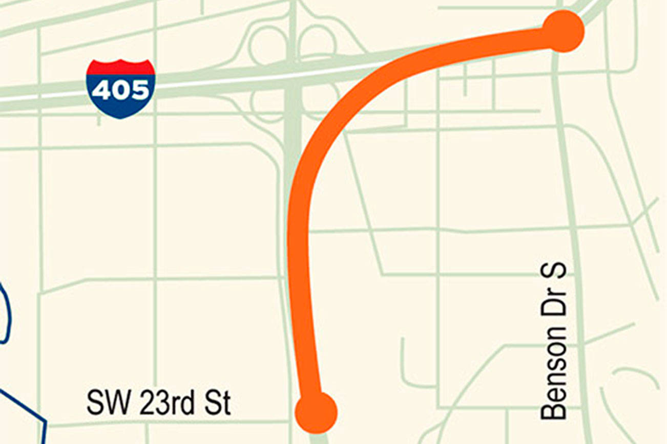 Northbound lane and ramp closures near I-405/SR 167 interchange in Renton continue through this weekend