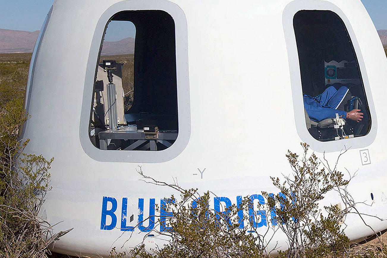 Kent’s Blue Origin launches rocket test flight in Texas