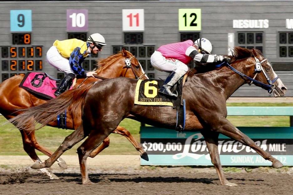 Sippin Fire prevails in a Derby thriller